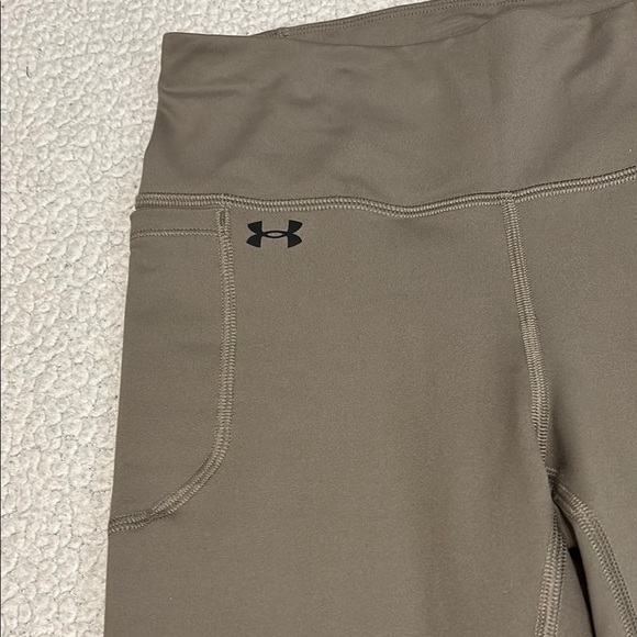 Under Armour UA Motion Flare Pants High Waist Taupe/olive green size M- - Picture 4 of 13
